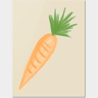 Whimsical Carrot Posters and Art